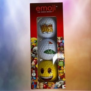 NEW Emoji Brand Golf Balls
